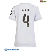 Fotballdrakt Dame Real Madrid David Alaba #4 Hjemmedrakt 2025-26 Kortermet